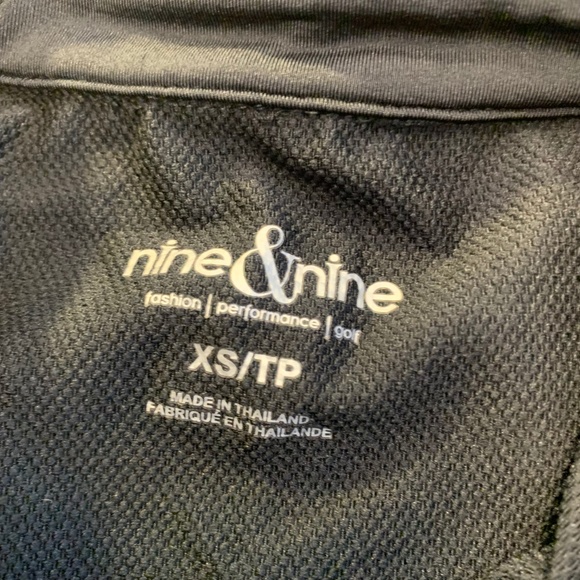 Nine&Nine Black Golf Top Size XS - Picture 2 of 4
